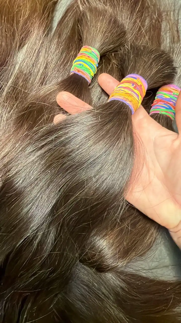 Brown Slavic hair